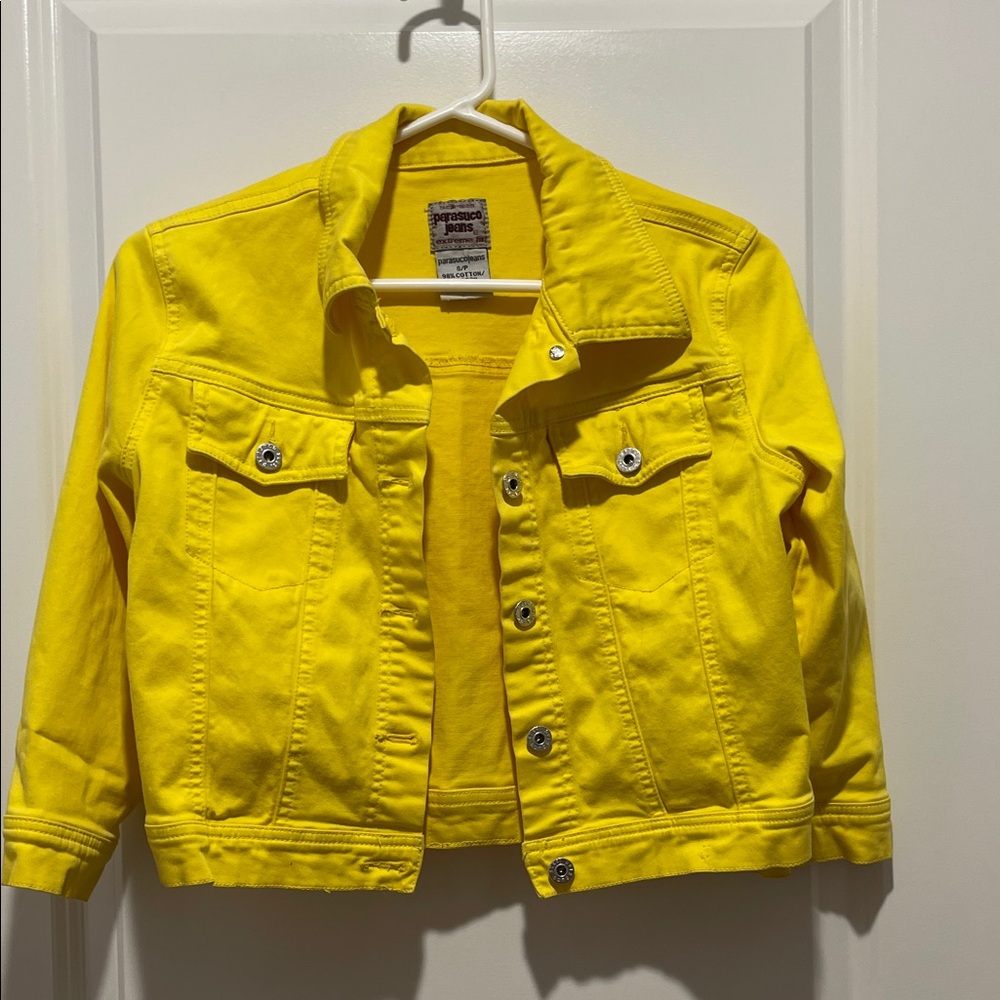 Parasuco Vibrant Yellow Jean Jacket for lady